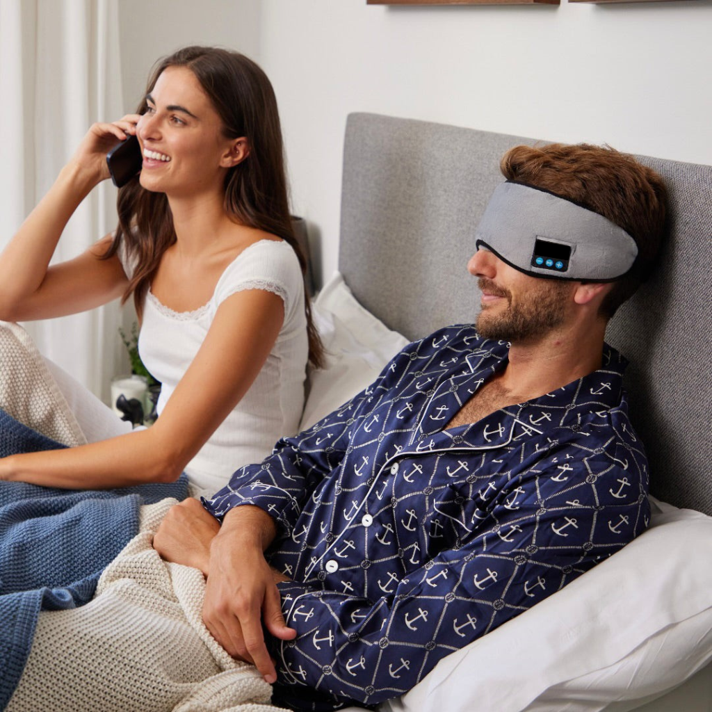 DreamQuiet: Sleep Mask with Bluetooth – Noise Blocker & Music Function for Better Sleep