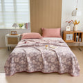 Dreamy Daydreams: Cotton blankets made from cotton gauze with a rustic floral print & soft texture – for sofa & lounge