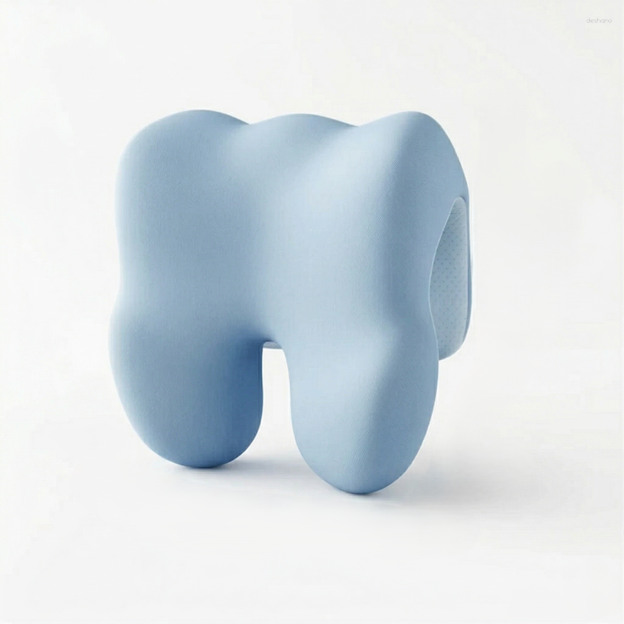 Neck Pillow High Density Foam Ergonomic Contour Removable Washable Cover