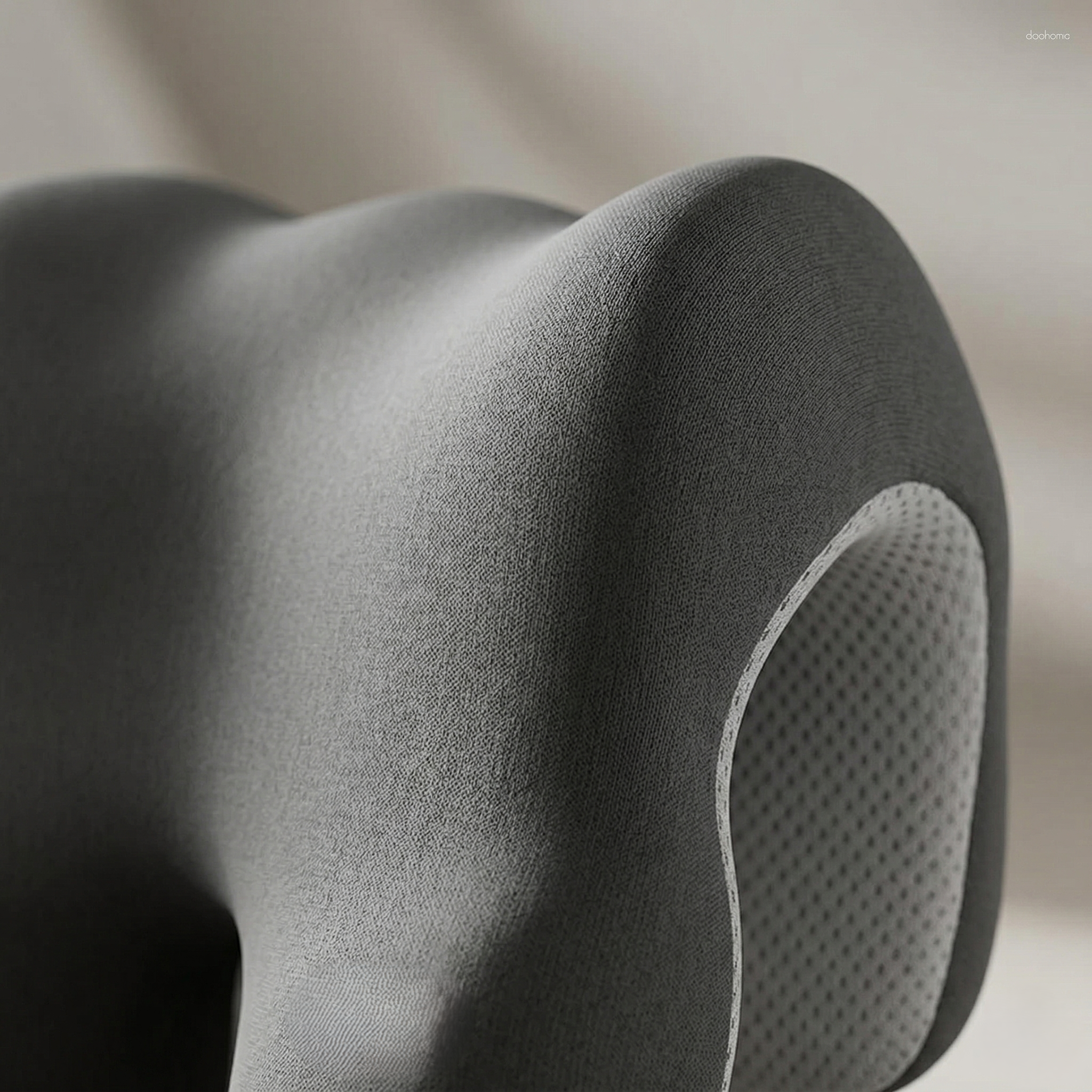 Neck Pillow High Density Foam Ergonomic Contour Removable Washable Cover