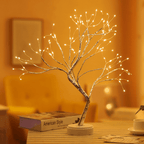 LED Table Lamp Tree Design Warm White Light Modern Minimalist Decor