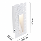 StairGuard: LED Wall Light Stainless Steel with Motion Sensor & Slim Design – for Stairs & Passages