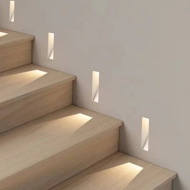 StairGuard: LED Wall Light Stainless Steel with Motion Sensor & Slim Design – for Stairs & Passages
