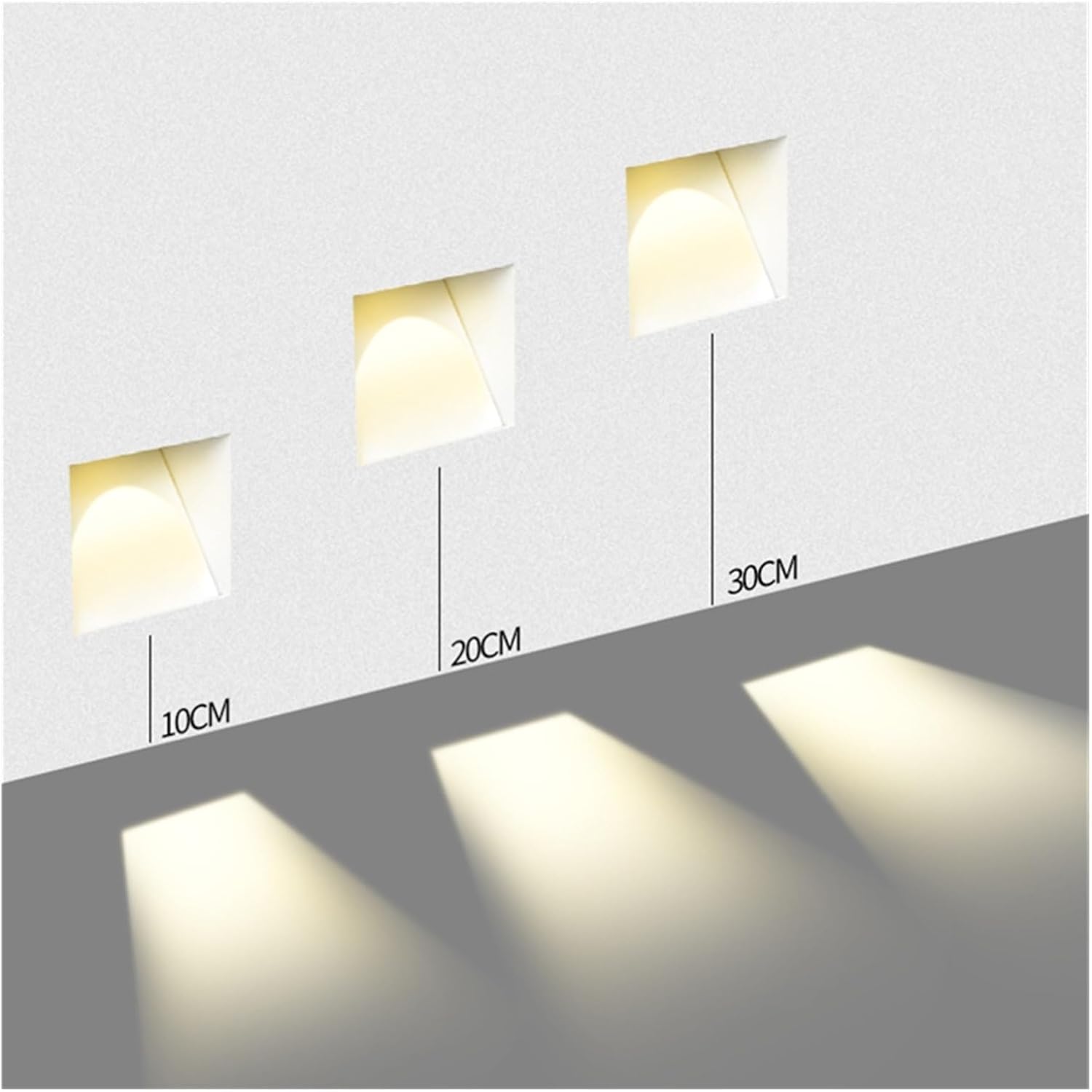StairGuard: LED Wall Light Stainless Steel with Motion Sensor & Slim Design – for Stairs & Passages