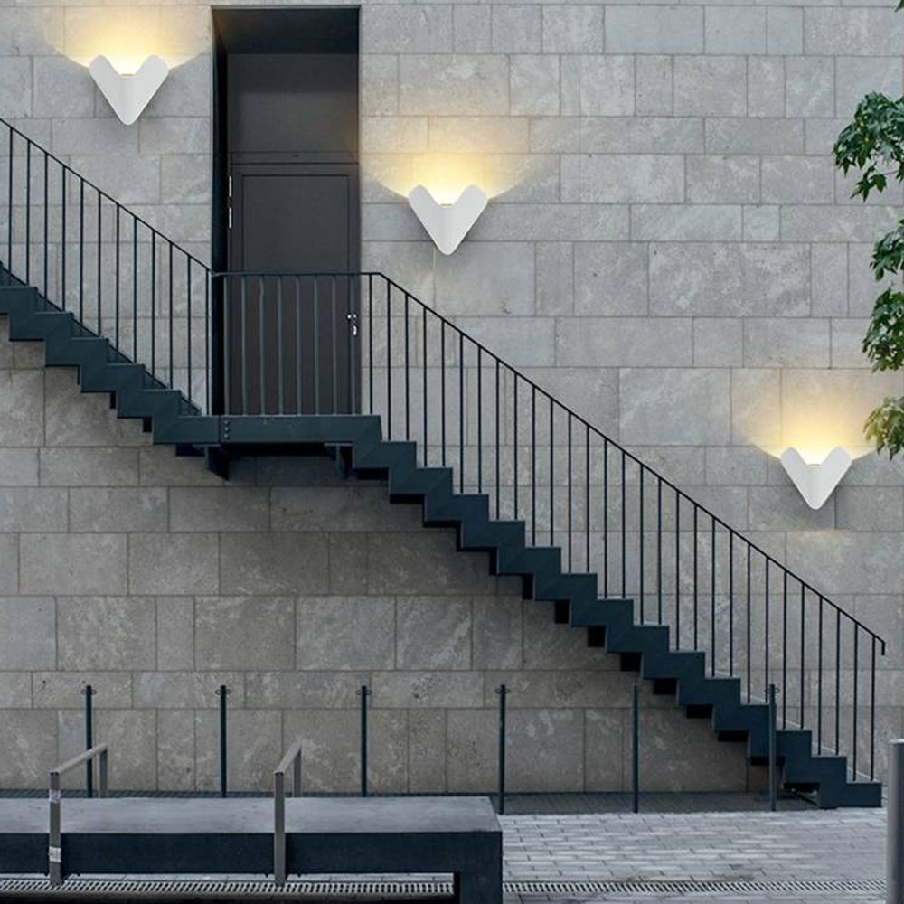 Outdoor Wall Lamp Triangle LED Exterior Wall Light