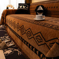 TribaLoom: Woven Sofa Cover with Tribal Design & Soft Texture – for Couch & Living Area