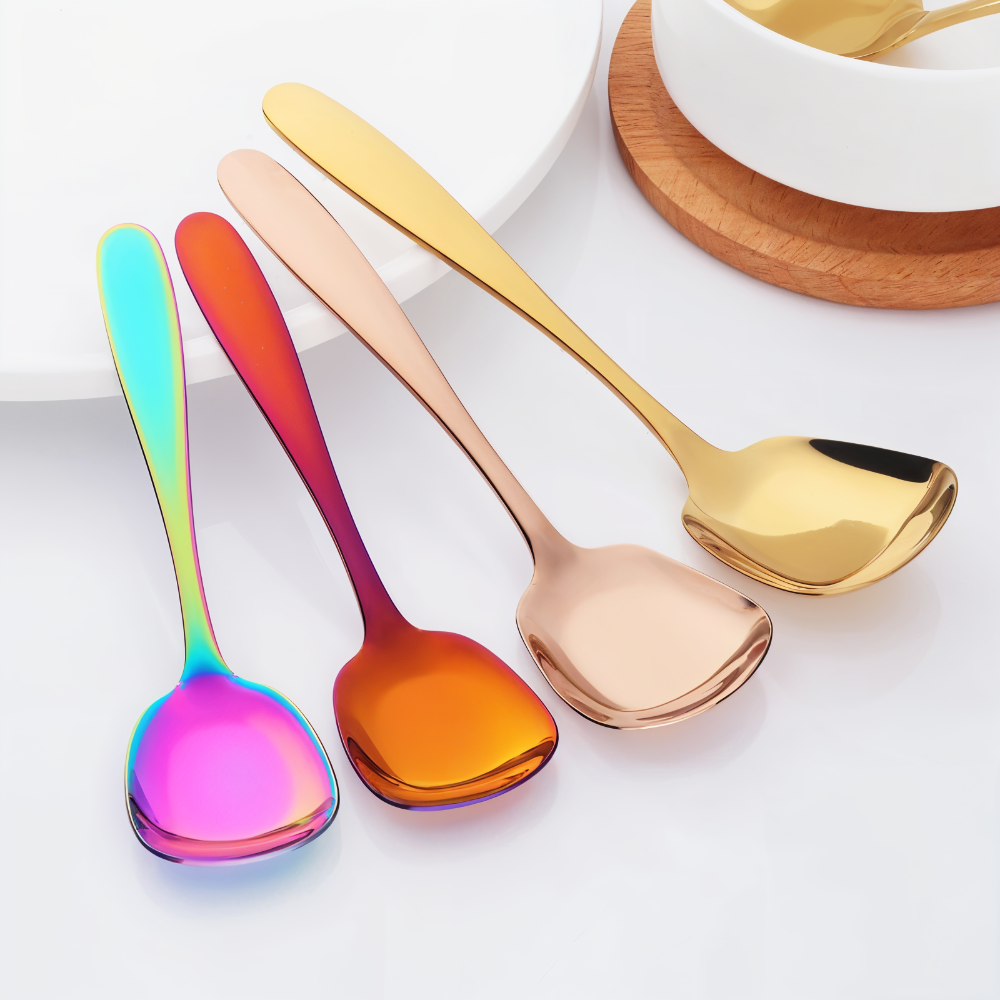 Aurelio – 3-Piece Stainless Steel Serving Spoon Set
