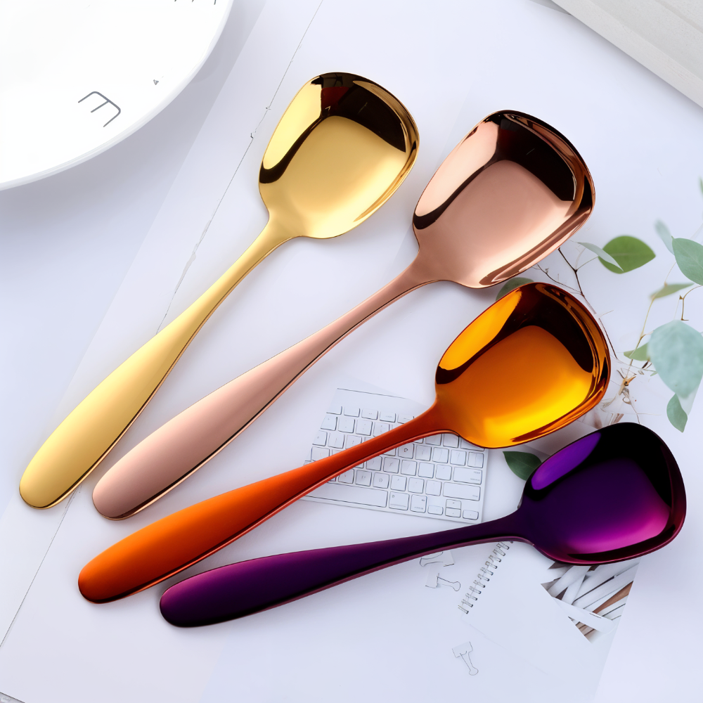 Aurelio – 3-Piece Stainless Steel Serving Spoon Set