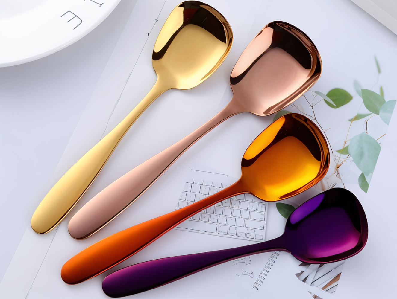 Aurelio – 3-Piece Stainless Steel Serving Spoon Set