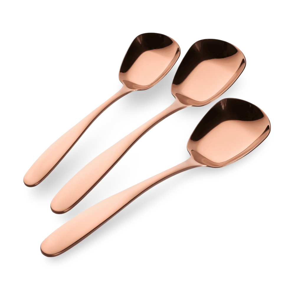 Aurelio – 3-Piece Stainless Steel Serving Spoon Set