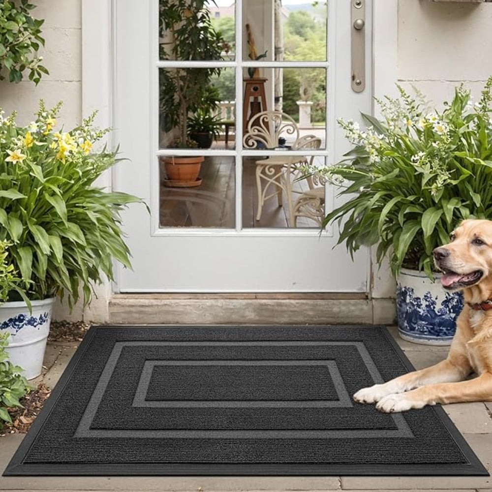 DryStep: Modern Doormat – Lightweight, Washable & Decorative for Hallway, Patio & Entrance Area
