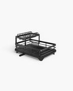 DryElegance: Dish Rack Design – elegant drying rack with multiple levels for dishes & glasses