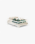 DryElegance: Dish Rack Design – elegant drying rack with multiple levels for dishes & glasses