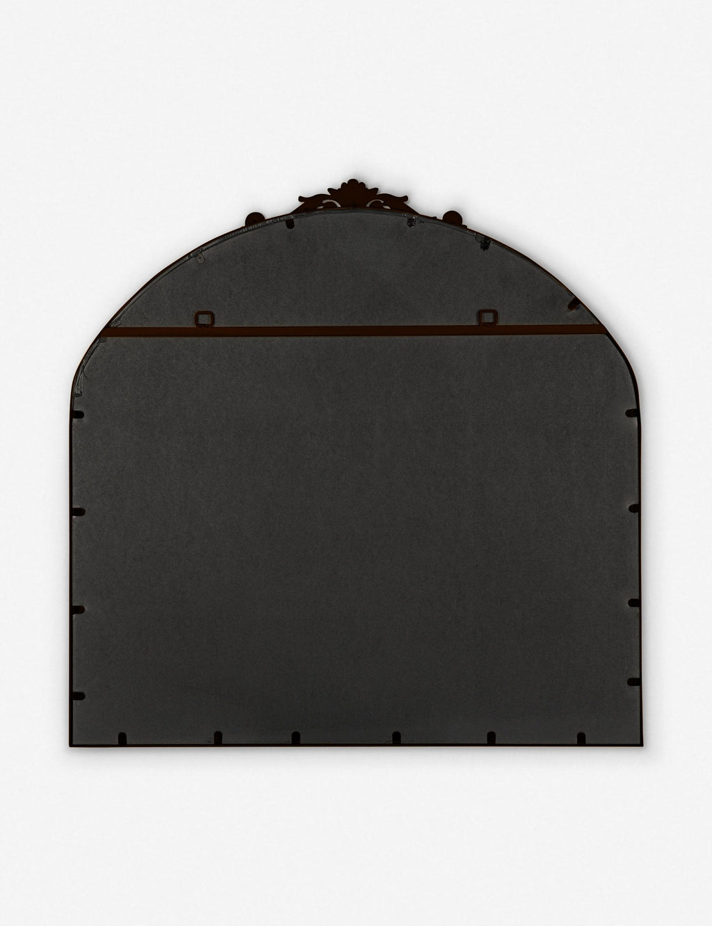 Tulca Curved Wall Mirror | Vintage Scroll Metal Frame