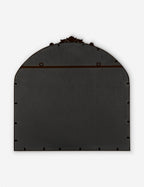 Tulca Curved Wall Mirror | Vintage Scroll Metal Frame