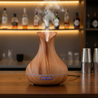 Essential Oil Diffuser 500ml Ultrasonic Humidifier LED Light Timer Function