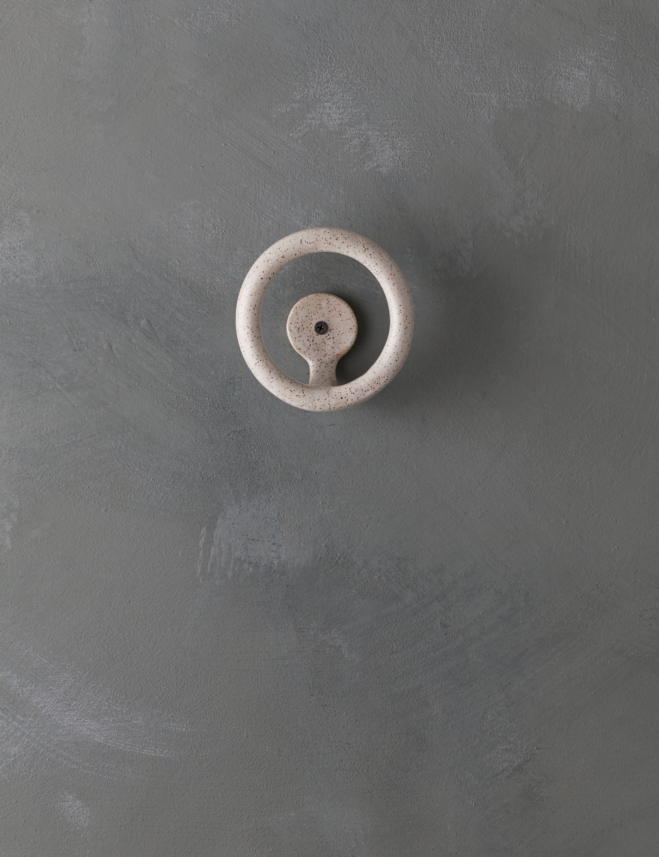 Bela Wall Hook | Handmade Circular Design, Artisan Texture