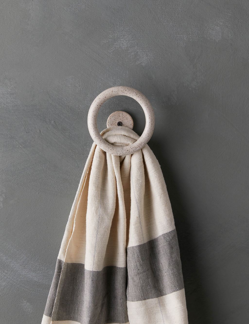 Bela Wall Hook | Handmade Circular Design, Artisan Texture