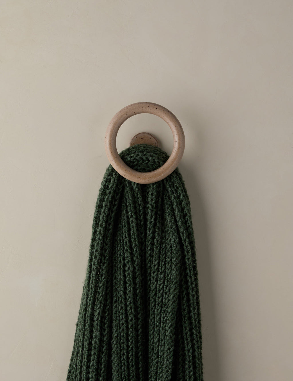 Bela Wall Hook | Handmade Circular Design, Artisan Texture