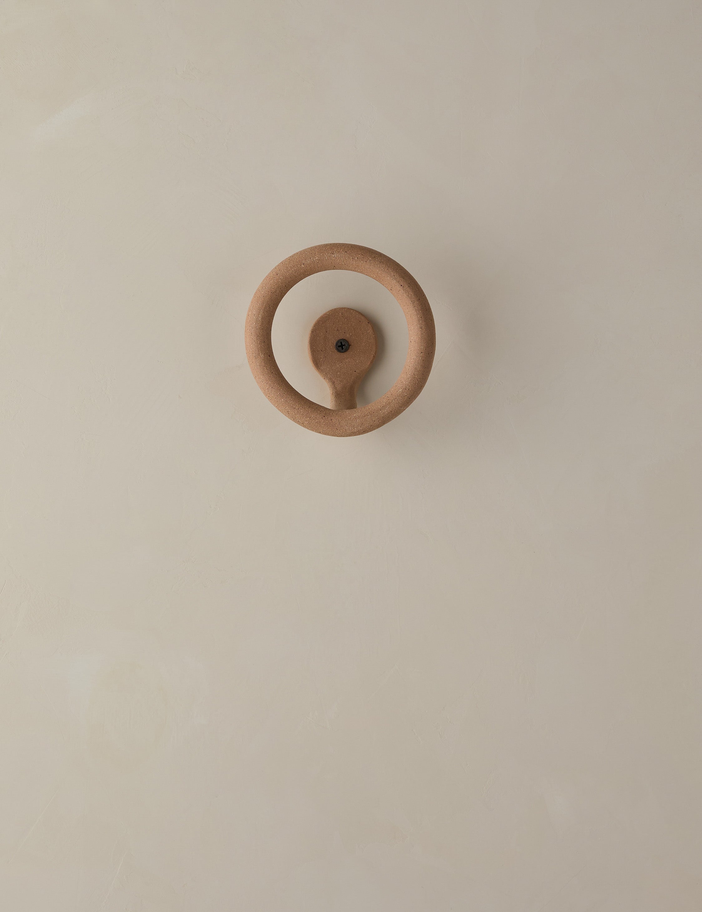 Bela Wall Hook | Handmade Circular Design, Artisan Texture
