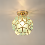 Bello Retro Flower Ceiling Light | Colourful PVC Flush Mount