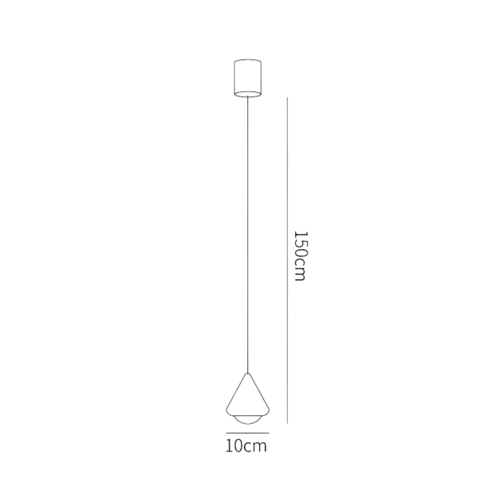 Othira – Contemporary Ceiling Lamp with Shiny Surface and Graphic Design