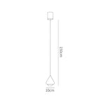 Othira – Contemporary Ceiling Lamp with Shiny Surface and Graphic Design