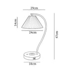 Vaelora – Pleated Table Lamp with Timeless Grace