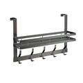 Urban Hanging: Clothes Rack Door Shelf – Modern Metal Design, Polished & Space-Saving for Hallway, Bedroom & Bathroom