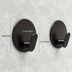 UrbaneHaken: Towel Holder Bathroom – Contemporary Wall Hooks, Self-Adhesive & Space-Saving for Bathroom Textiles & Keys