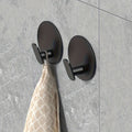 UrbaneHaken: Towel Holder Bathroom – Contemporary Wall Hooks, Self-Adhesive & Space-Saving for Bathroom Textiles & Keys