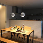 OrionGlow: Metal Pendant Light with Constellation Design & LED/Edison Socket – for Stylish Interiors