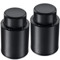 Vacuum Wine Bottle Stopper with Date Tracker Food Safe Plastic