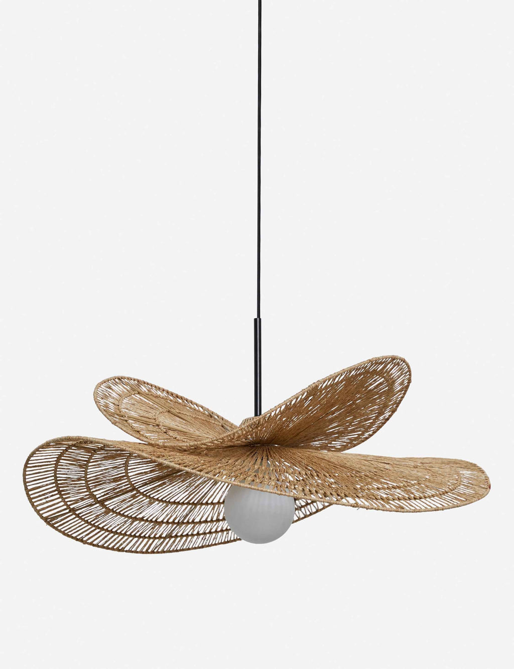 Vera Double Tier Pendant Light | Woven Jute Shades