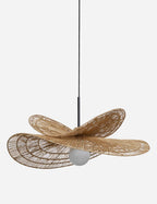 Vera Double Tier Pendant Light | Woven Jute Shades