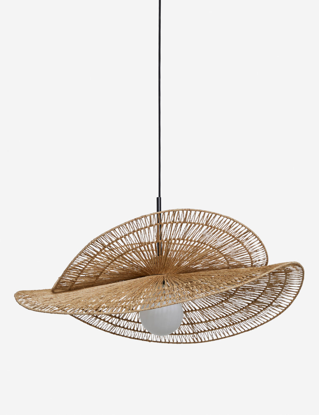 Vera Double Tier Pendant Light | Woven Jute Shades