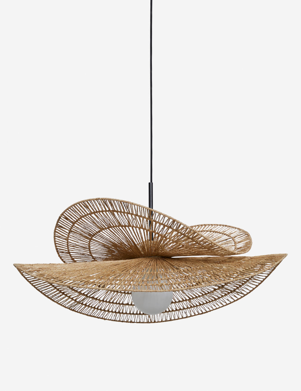 Vera Double Tier Pendant Light | Woven Jute Shades