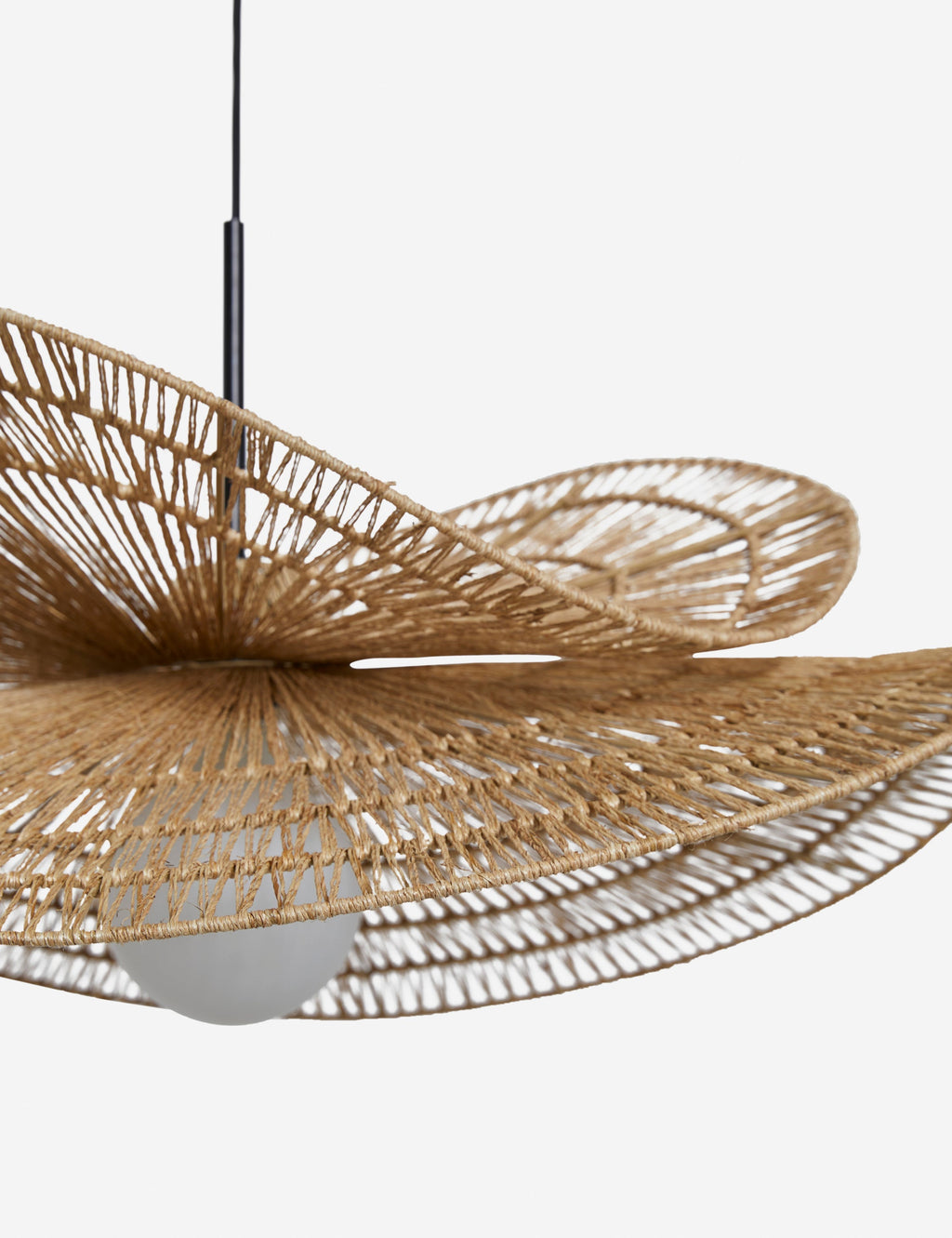 Vera Double Tier Pendant Light | Woven Jute Shades