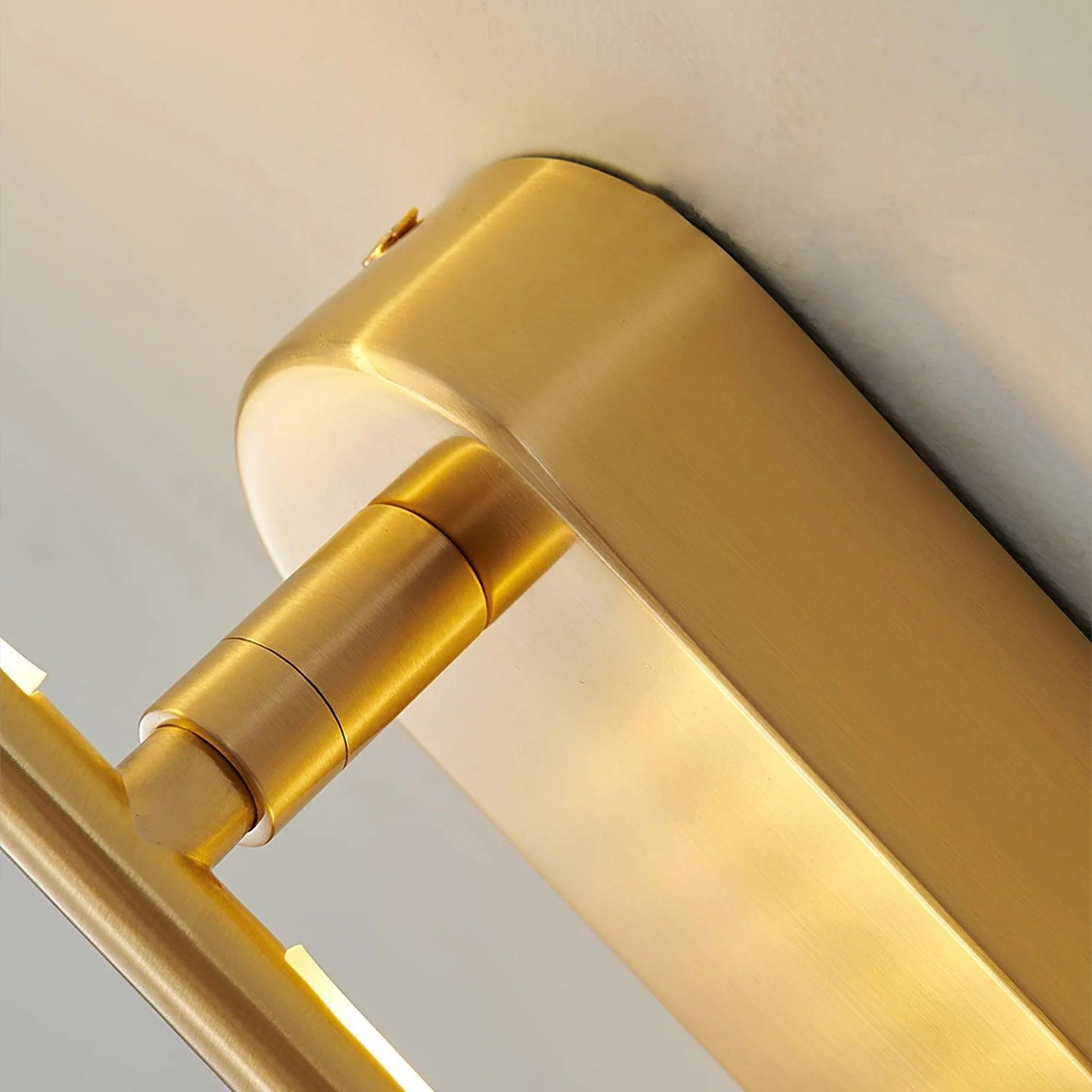 Slim Linear LED Wand Wall Sconce in Brushed Brass