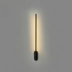 Slim Linear LED Wand Wall Sconce in Brushed Brass