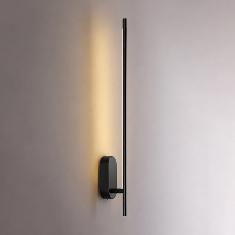 Slim Linear LED Wand Wall Sconce in Brushed Brass