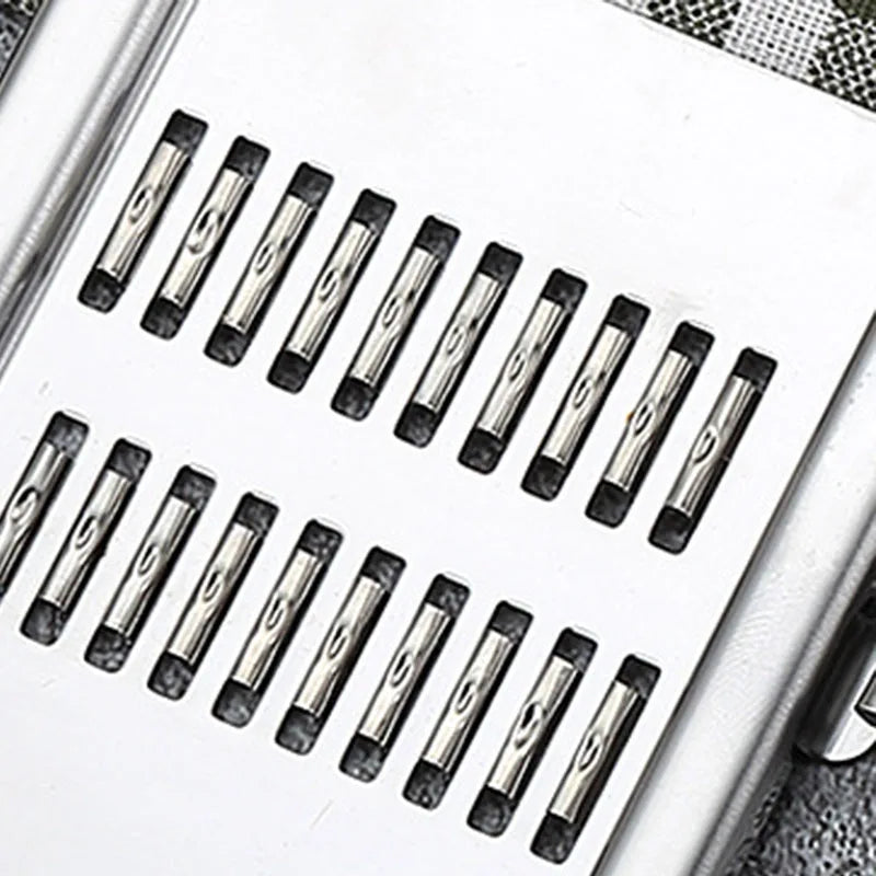 Vegetable Slicer Grater, Stainless Steel, 4 Interchangeable Blades, Manual Operation