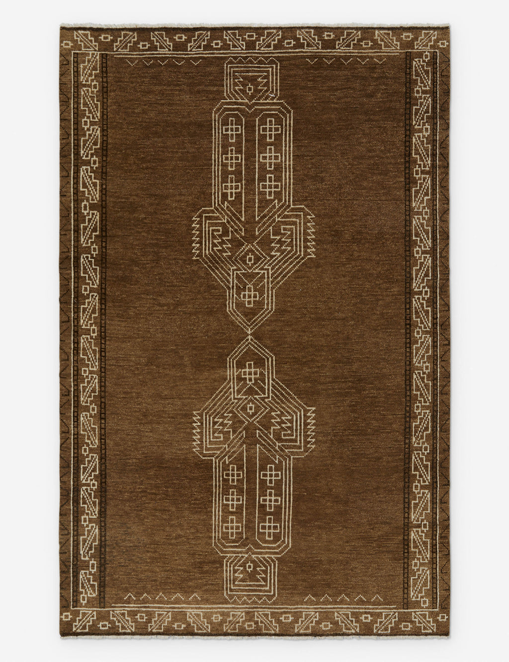 Vela Hand-Knotted Wool Rug | Vintage-Inspired, Mediterranean Design