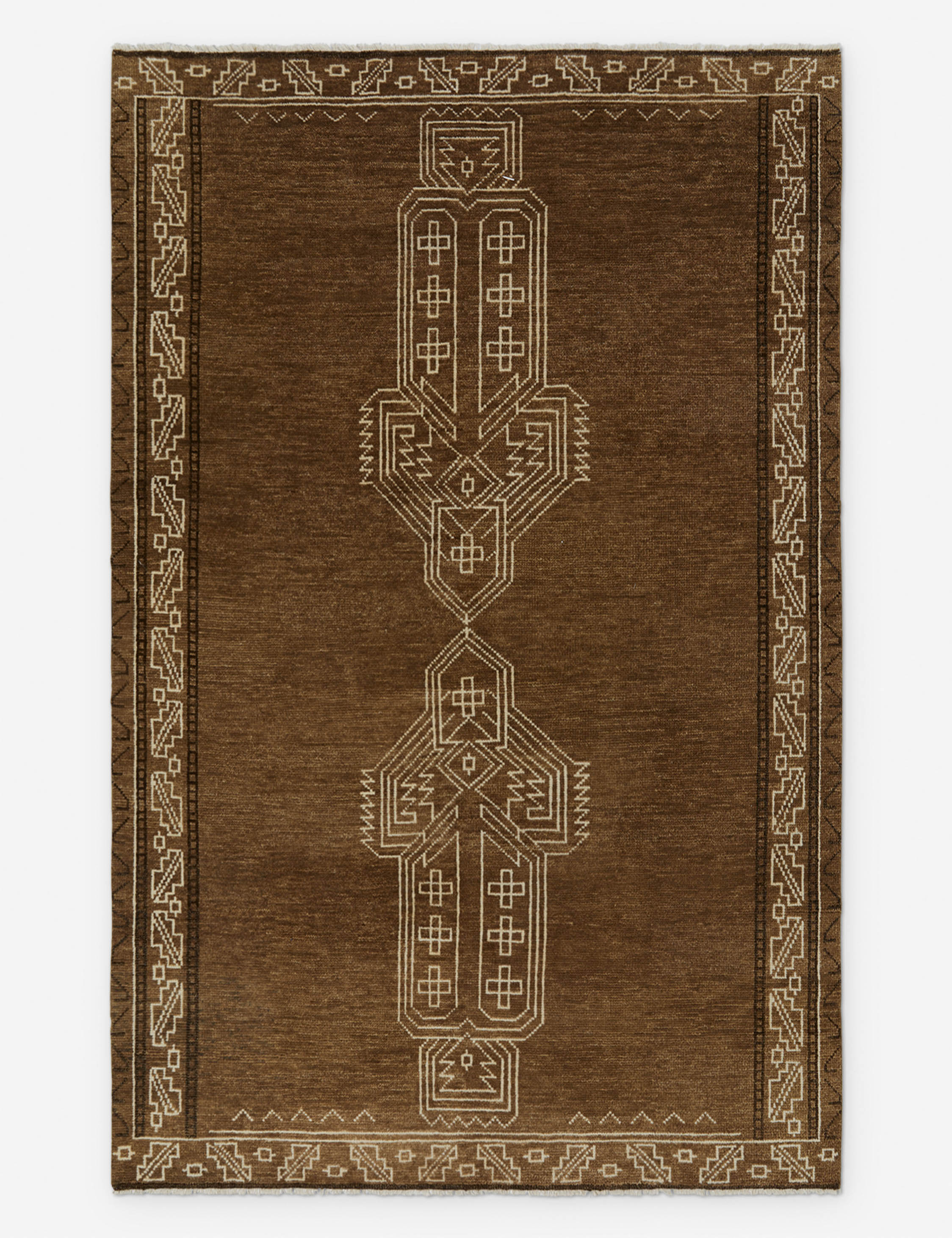 Vela Hand-Knotted Wool Rug | Vintage-Inspired, Mediterranean Design