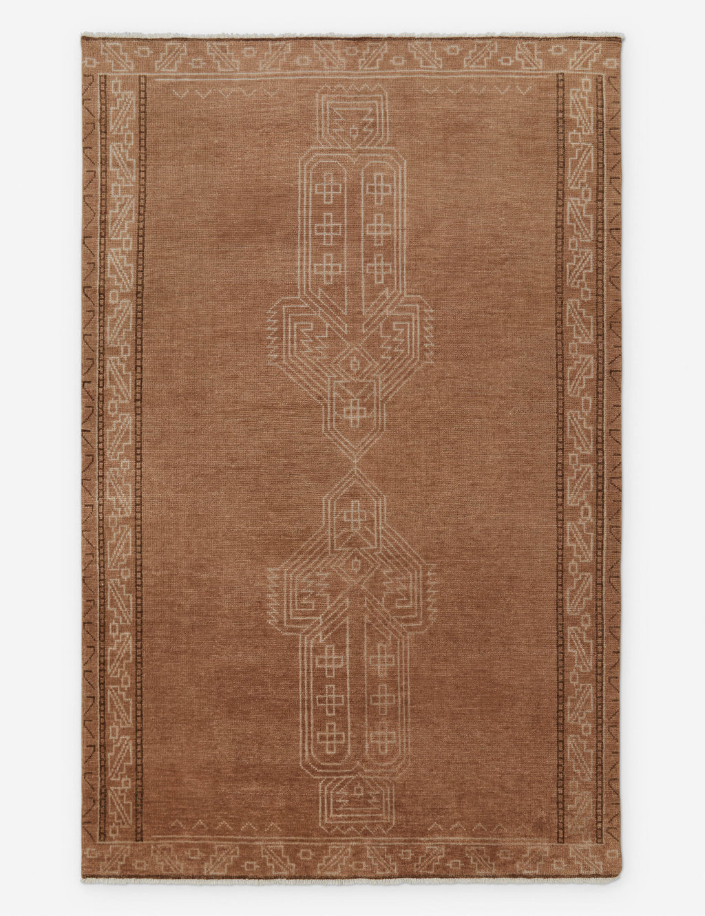 Vela Hand-Knotted Wool Rug | Vintage-Inspired, Mediterranean Design