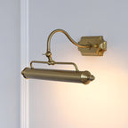 Swan-Neck Adjustable Picture Wall Light in Copper