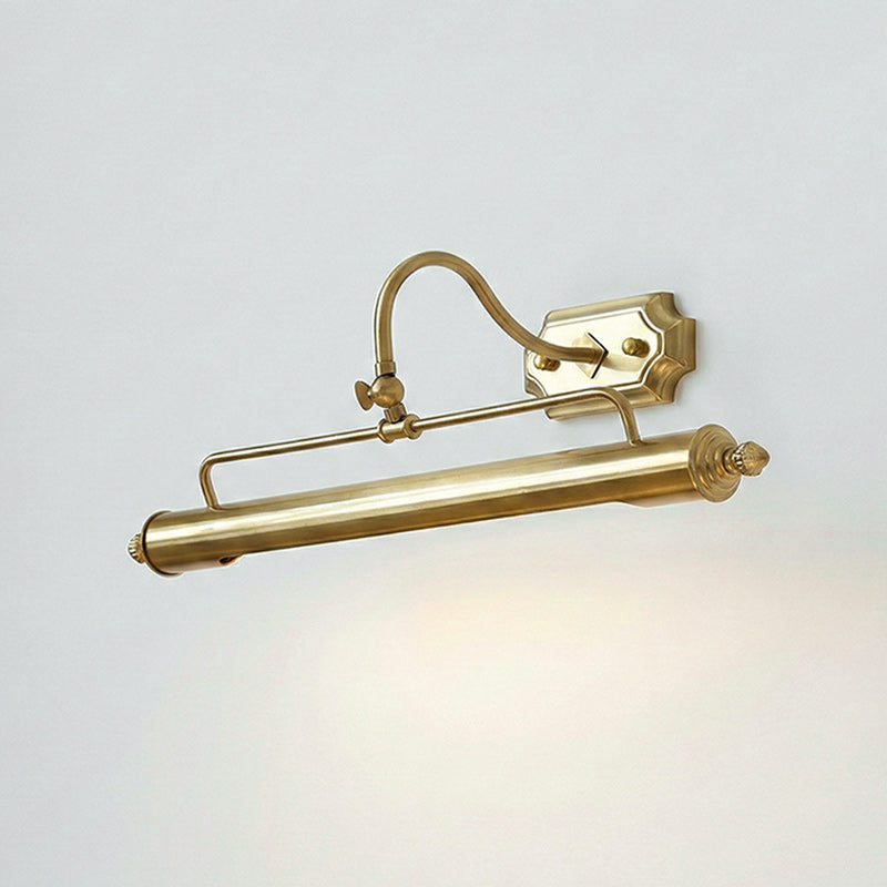 Swan-Neck Adjustable Picture Wall Light in Copper