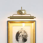 Swan-Neck Adjustable Picture Wall Light in Copper
