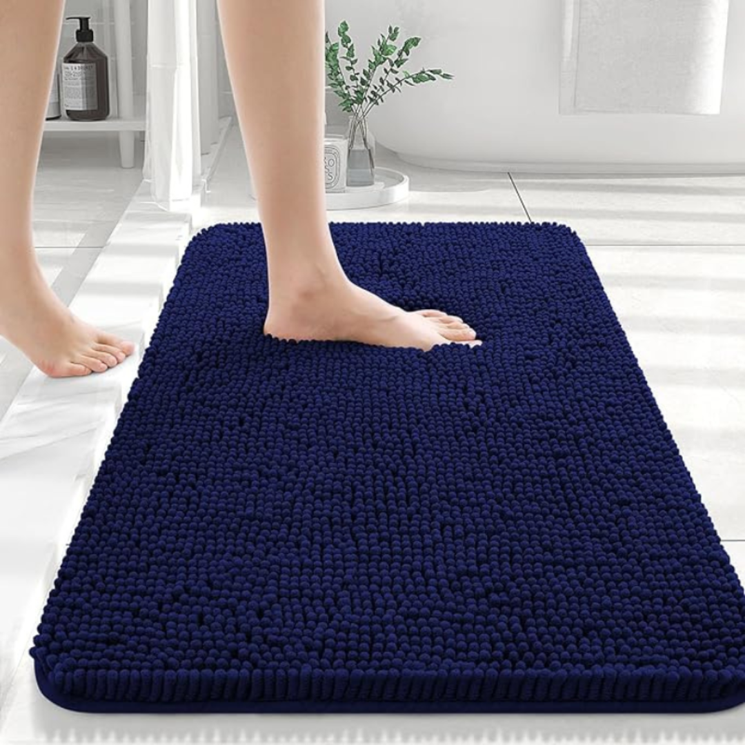 VeluSoft: Soft Bath Mat – Non-Slip & Quick-Drying Bathroom Rug