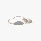 Veluna: Contemporary LED Ceiling Light in Pink & White – for Living Room & Bedroom